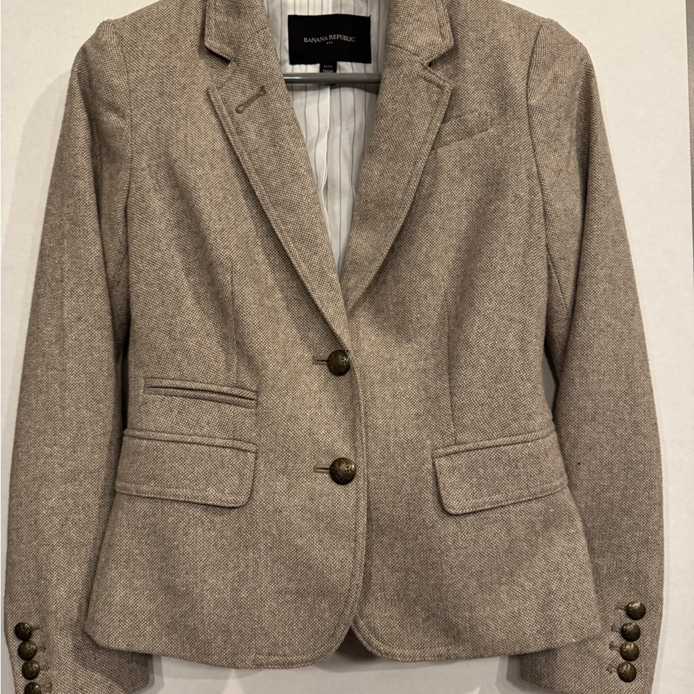Banana Republic Women's Beige Blazer 00P